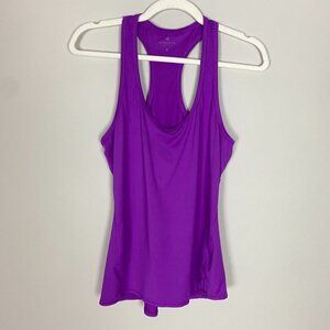 Athleta Chi Unstinkable Racerback Tank Top Active Workout Purple Womens Small